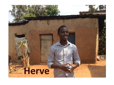 Herve in front of building Rwanda